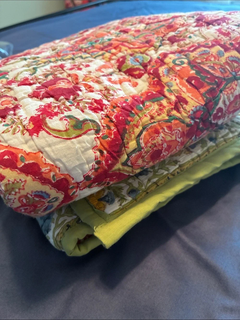 Pottery Barn Anisha Patchwork Euro Pillow Sham NEW Boho Cotton